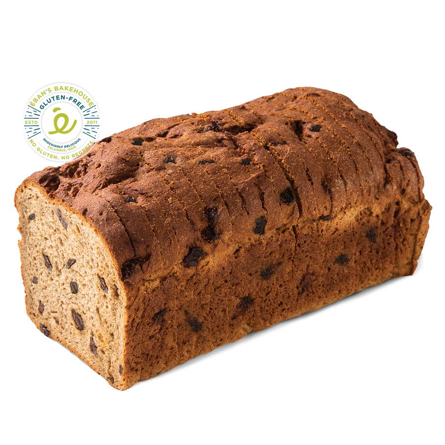 Gluten-free Cinnamon Raisin Bread from Éban's Bakehouse