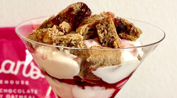 Cherry Vanilla Yogurt Parfait