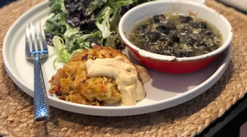 Crab Cakes with Mustard Sauce