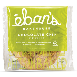 Individually packaged Gluten-free Chocolate Chip Cookie from Éban's Bakehouse