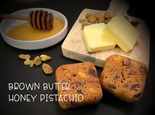 Brown Butter Honey Pistachio Sweet Indulgences