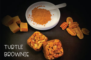 Turtle Brownie Sweet Indulgences